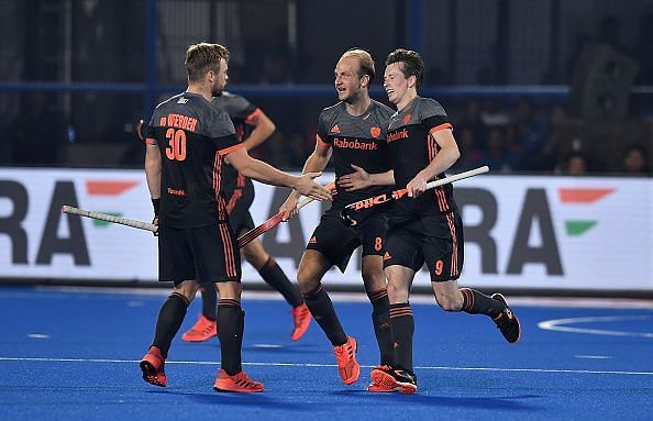 The Netherlands' midfield three were playing a simple yet efficient game
